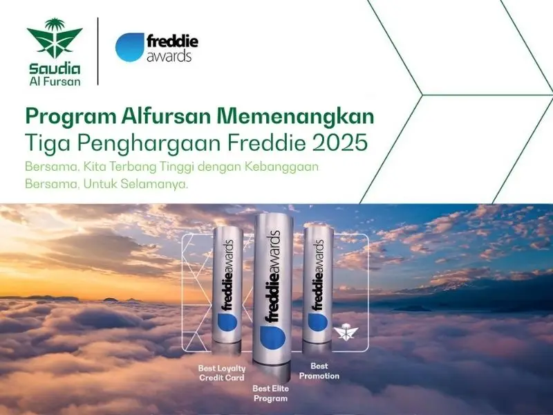 Program Loyalitas AlFursan dari Saudia Raih Tiga Penghargaan di Freddie Awards 2025