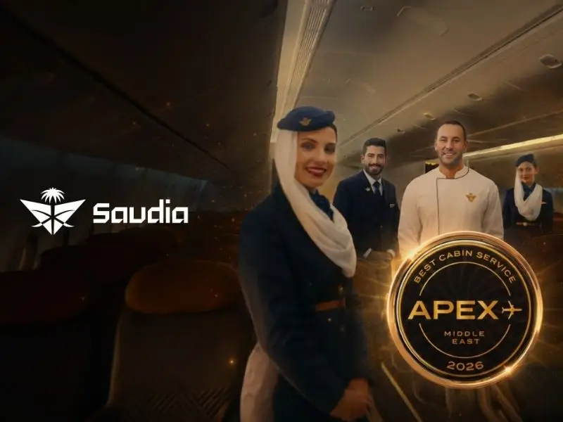 Saudia Raih Penghargaan APEX 2026: Layanan Kabin Terbaik Timur Tengah